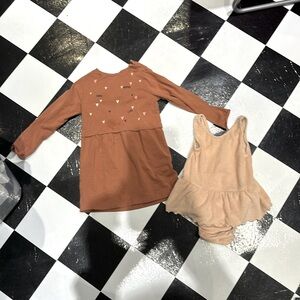 Two dresses size 12-18 months